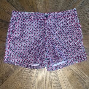 ✅NWT✅ Banana Republic Paisley 5" Shorts Size 4 NWT New Stretch Casual Retro